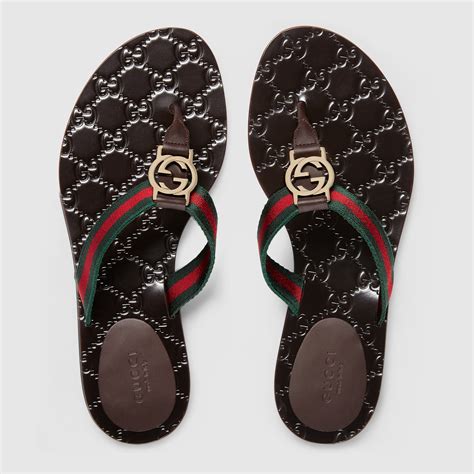 gucci thong sandals dupe|gucci unisex sandals.